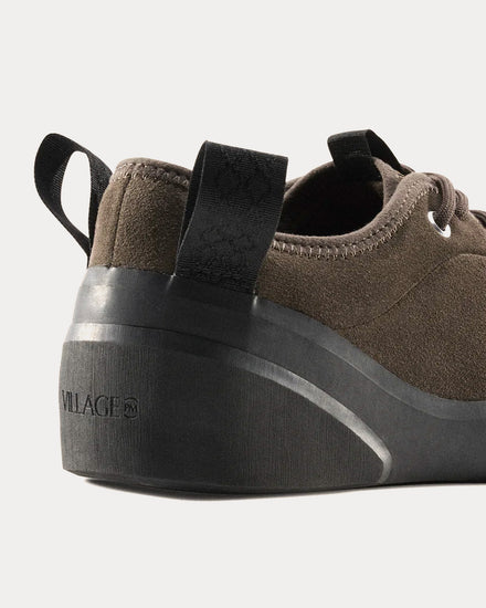 Village PM 1PM Suede Chocolate Low Top Sneakers - 3