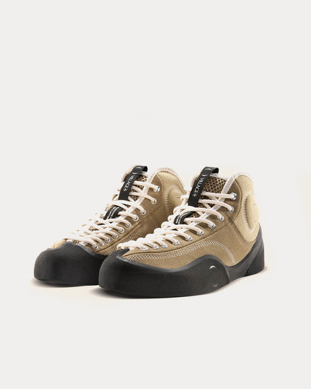 Village PM 1PM Suede Sand Mid Top Sneakers - 2