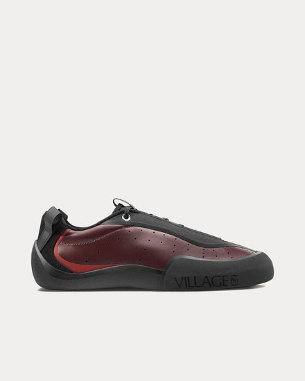 Village PM 2PM Leather Maroon Low Top Sneakers - 1
