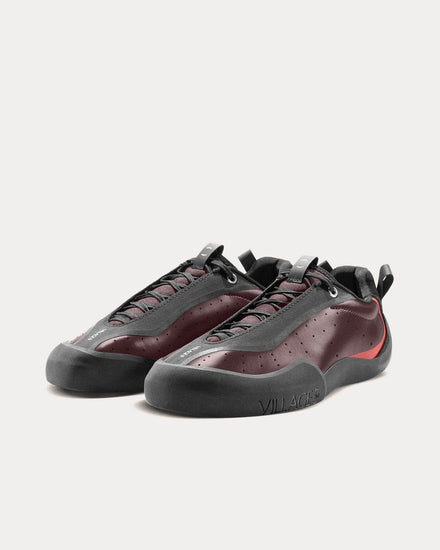 Village PM 2PM Leather Maroon Low Top Sneakers - 2