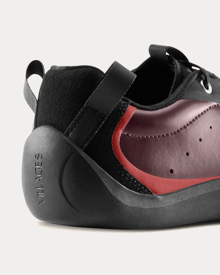 Village PM 2PM Leather Maroon Low Top Sneakers - 5