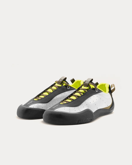 Village PM 2PM Leather White / Lime Low Top Sneakers - 2
