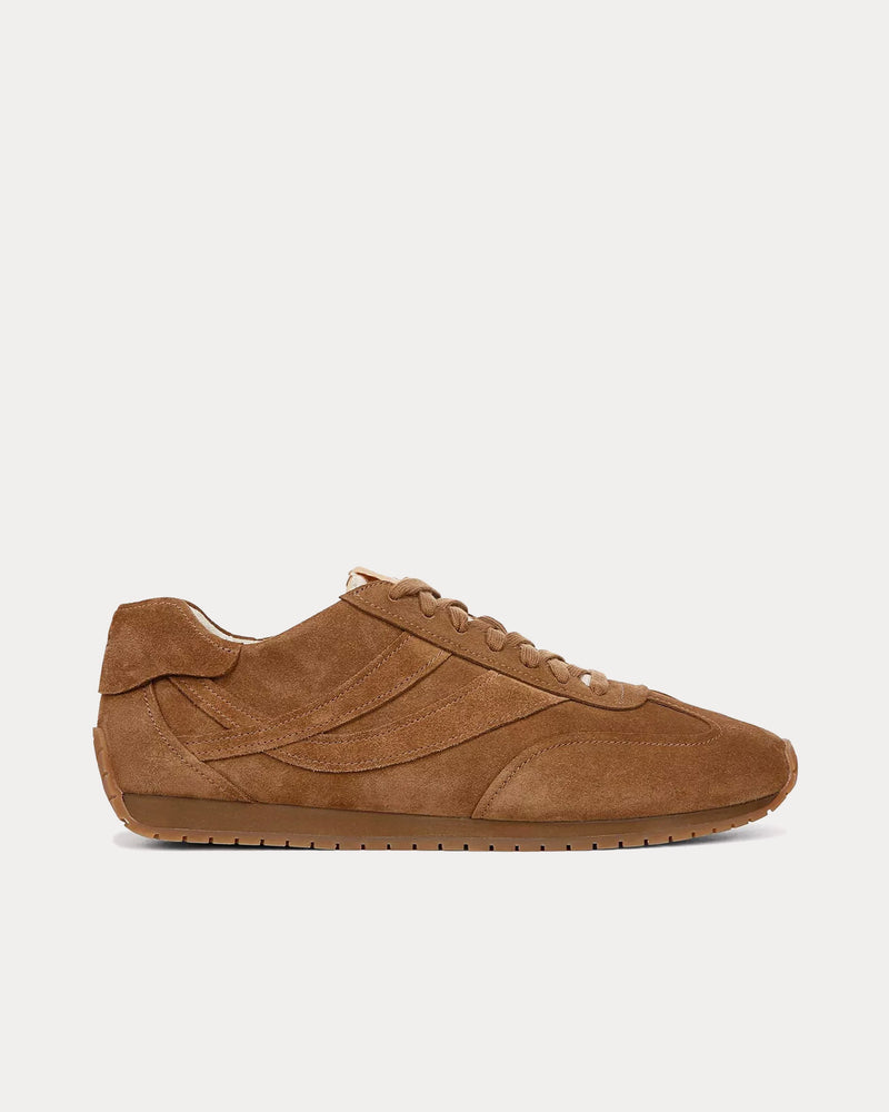 Vince Oasis Runner Suede Birchwood Low Top Sneakers - 1