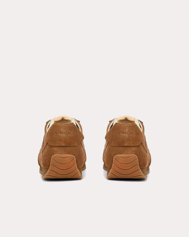 Vince Oasis Runner Suede Birchwood Low Top Sneakers - 4