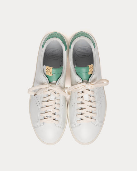 Visvim Corda Folk White / Light Green Low Top Sneakers - 2