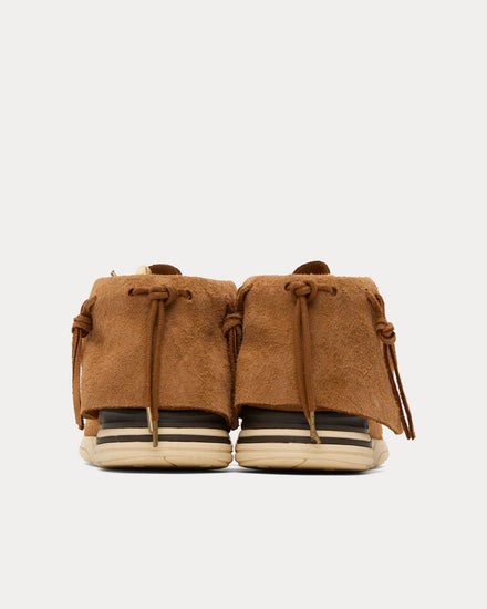Visvim FBT Lhamo-Folk Light Brown Low Top Sneakers - 3