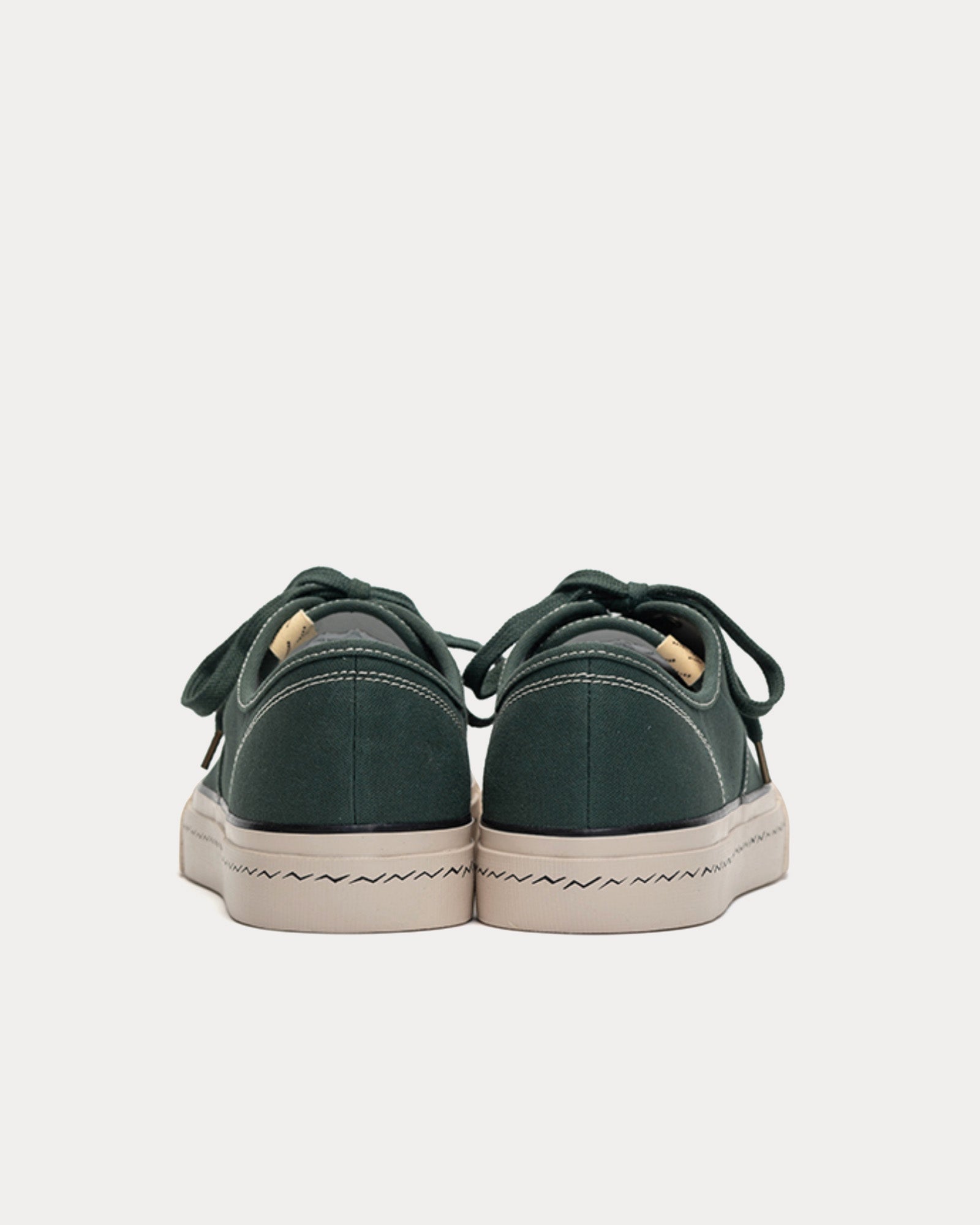 Visvim - Logan Deck Lo Sipe Green Low Top Sneakers