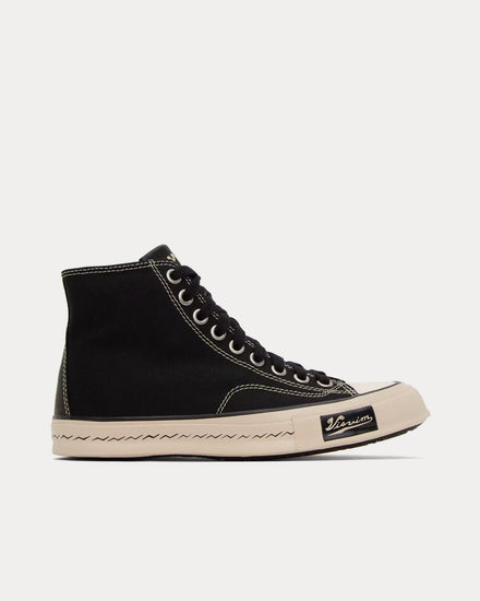 Visvim Skagway Hi Patten Black High Top Sneakers - 1