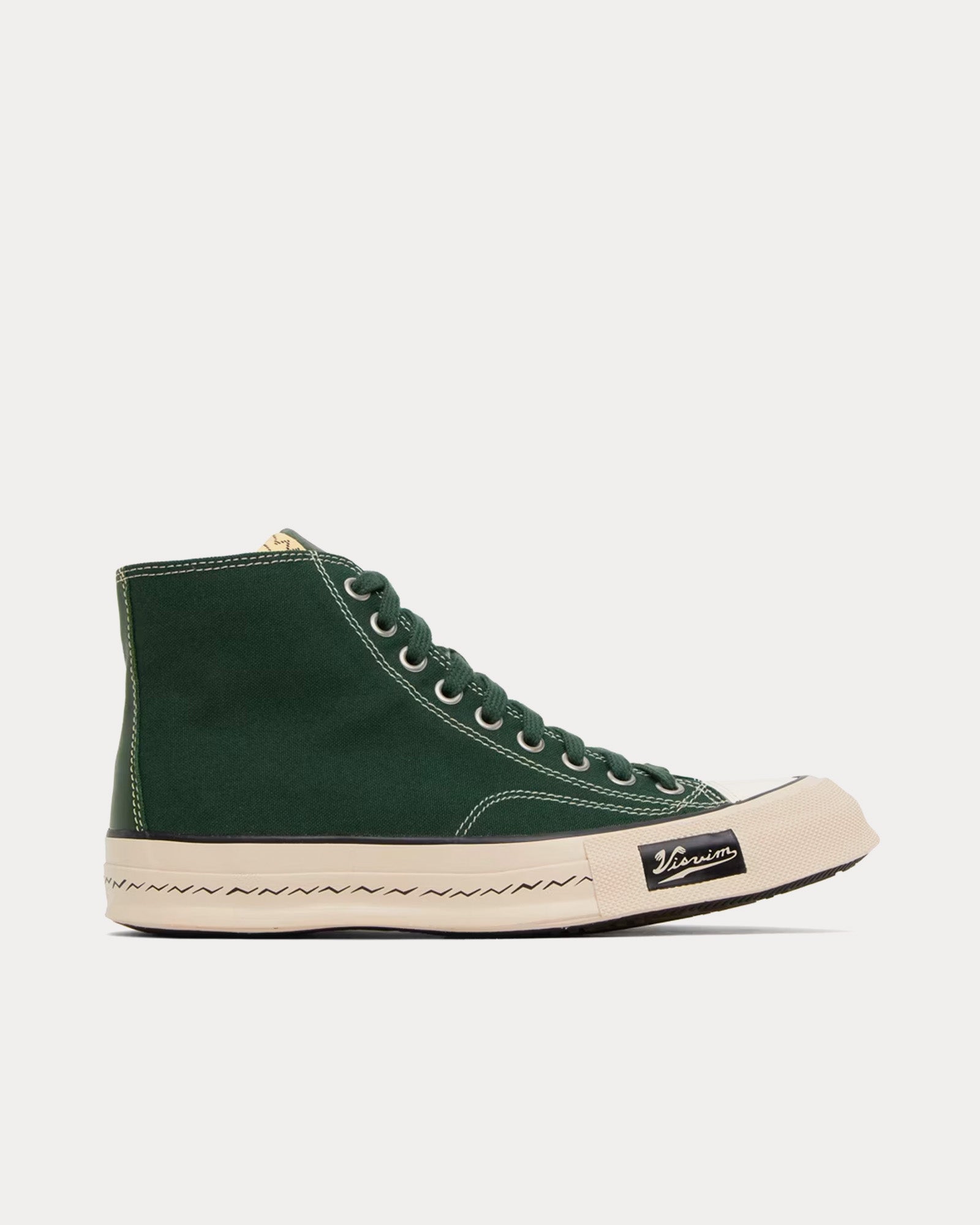 Visvim Men's Skagway Hi Patten Green High Top Sneakers