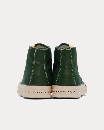 Visvim Skagway Hi Patten Green High Top Sneakers - 3