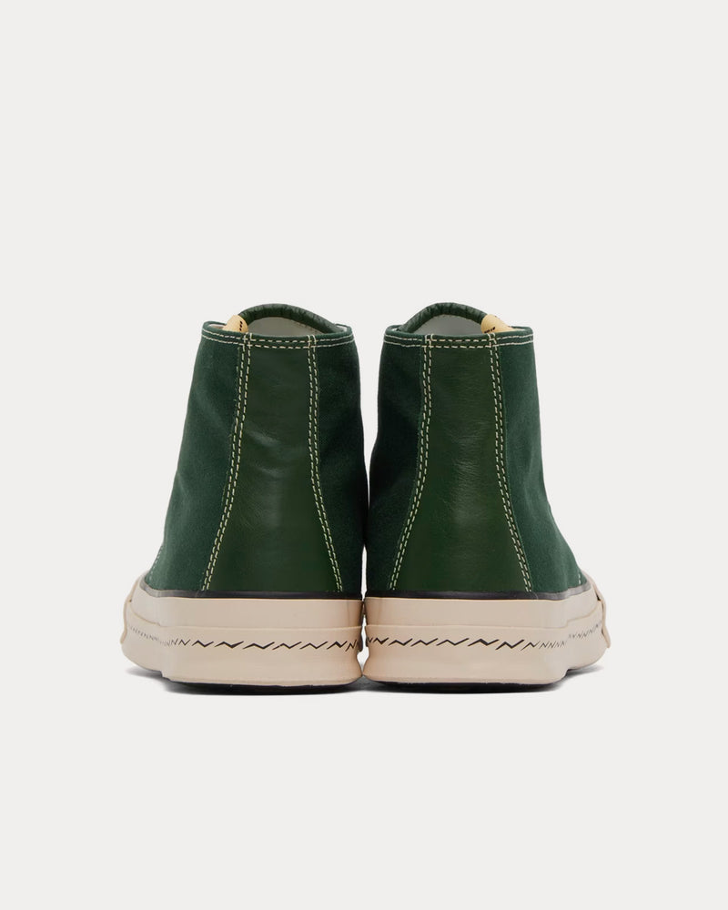 Visvim Skagway Hi Patten Green High Top Sneakers - 3