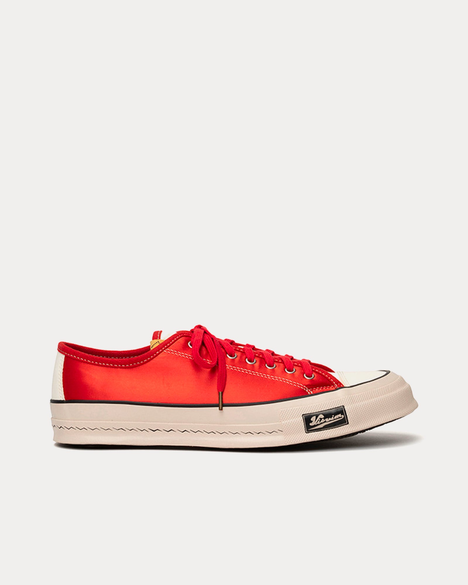 VISVIM 25SS SKAGWAY LO RED 9 ビズビム スカグウェイ Visvim Men's Skagway Lo Rayon Satin Red Low Top Sneakers