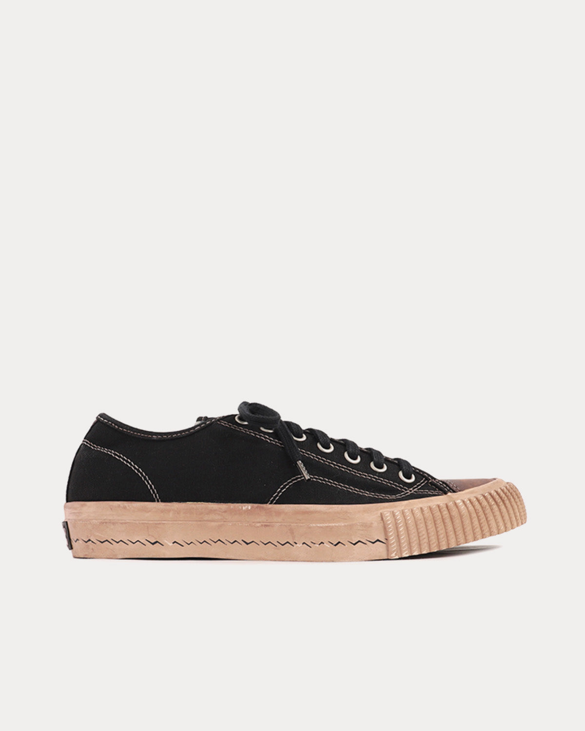 Visvim Men's Skagway Lo Canvas N.D Mud Low Top Sneakers