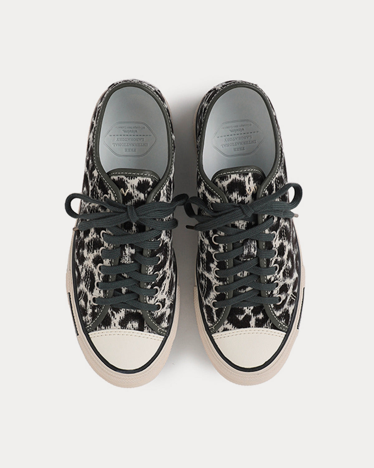 Visvim Skagway Lo Leopard Grey Low Top Sneakers - Sneak in Peace