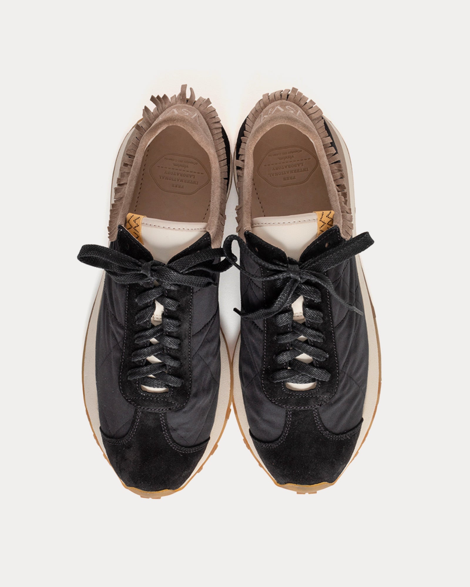 Visvim - Walpi Runner Cotton & Nylon Black Low Top Sneakers