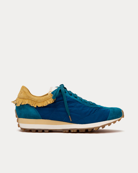 Visvim Walpi Runner Cotton & Nylon Blue Low Top Sneakers - 1