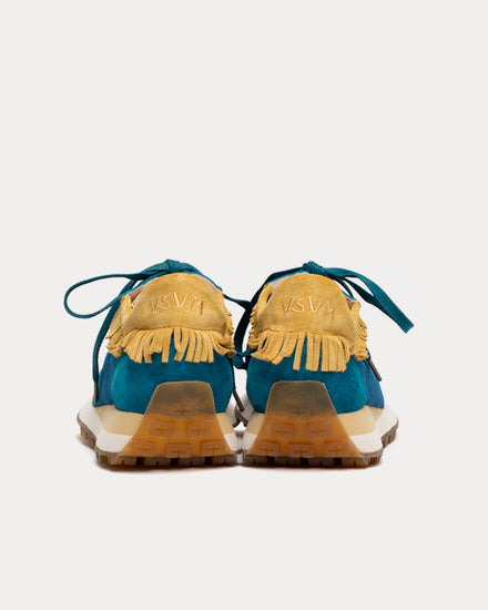 Visvim Walpi Runner Cotton & Nylon Blue Low Top Sneakers - 3