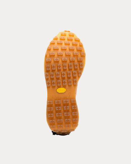 Visvim Walpi Runner Cotton & Nylon Orange Low Top Sneakers - 4