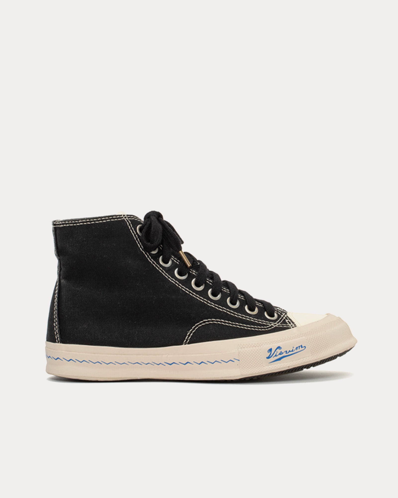 Visvim Women's Skagway Hi W Canvas Black High Top Sneakers & Trainers