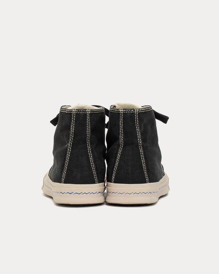 Visvim Skagway Hi W Canvas Black High Top Sneakers - 3