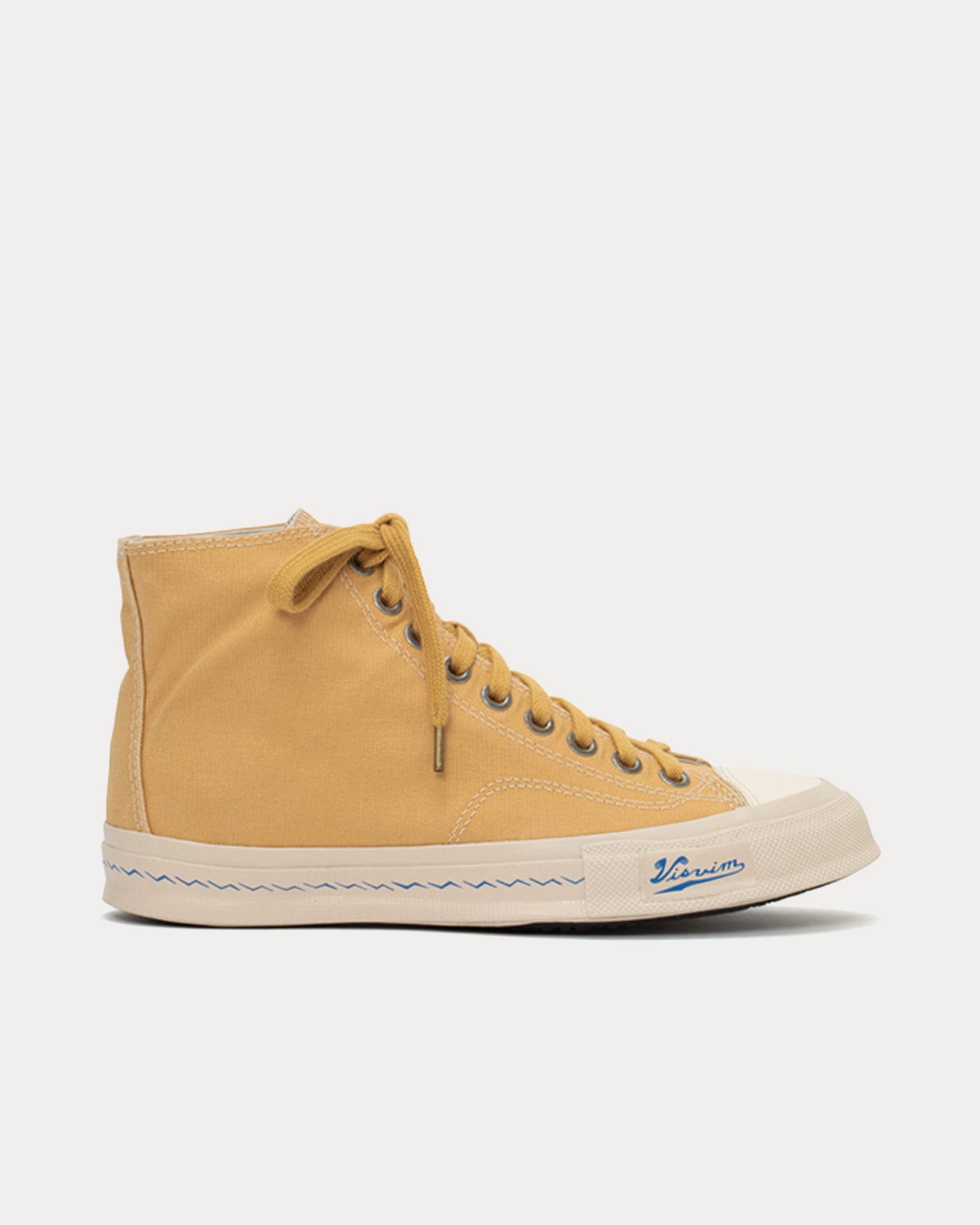 Visvim Women's Skagway Hi W Canvas Mustard High Top Sneakers
