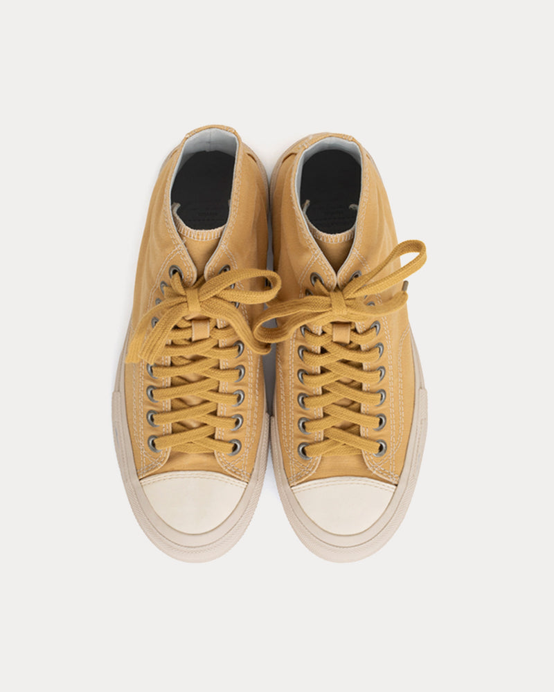 Visvim Women's Skagway Hi W Canvas Mustard High Top Sneakers