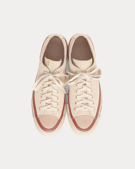 Visvim Skagway Lo Suede Beige Low Top Sneakers - 2