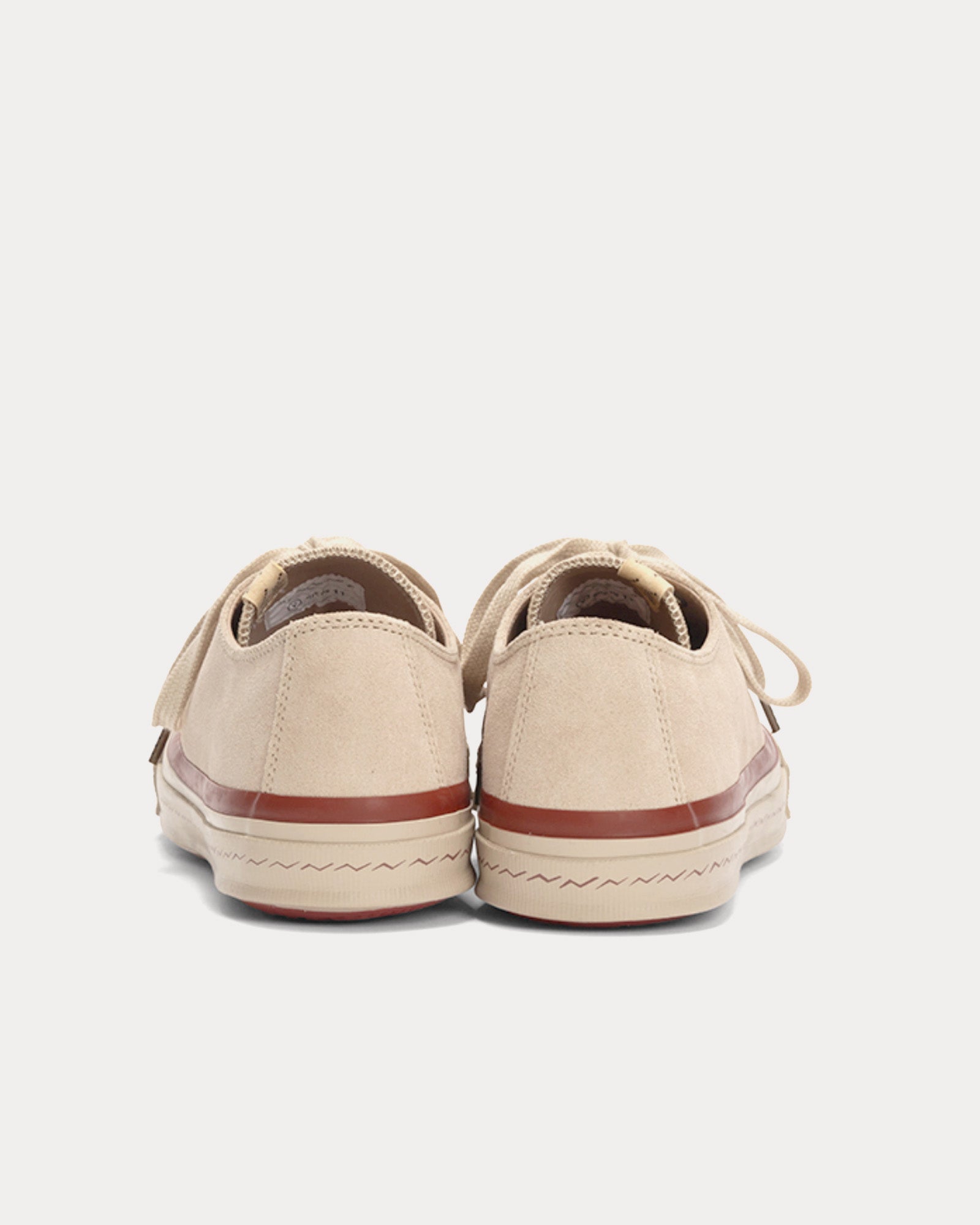 Visvim Men's Skagway Lo Suede Beige Low Top Sneakers & Trainers