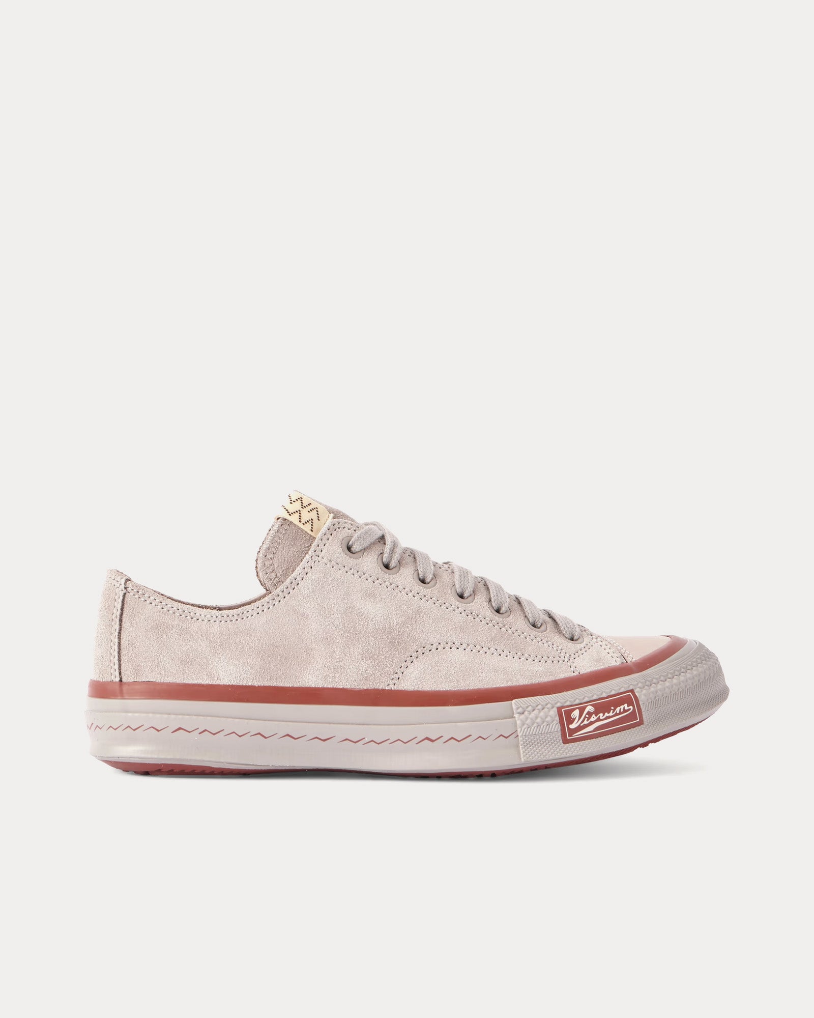Visvim Men's Skagway Lo Suede Grey Low Top Sneakers