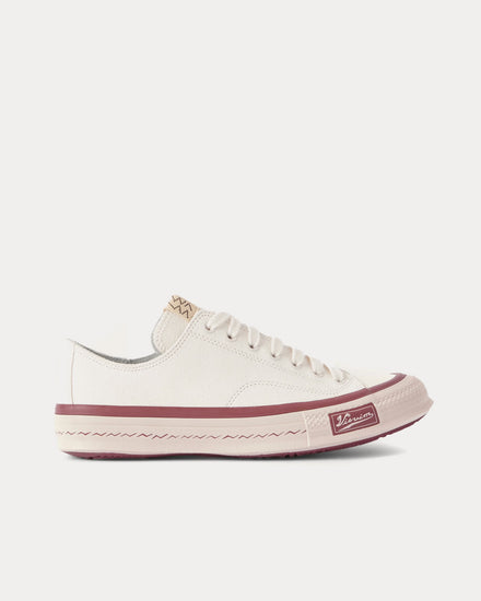 Visvim Skagway Lo Suede White Low Top Sneakers - 1