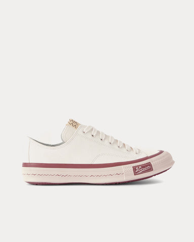 Visvim Skagway Lo Suede White Low Top Sneakers