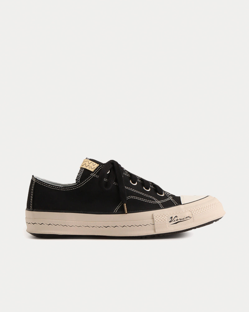 Visvim Men's Skagway L.T Lo Canvas Black Low Top Sneakers & Trainers