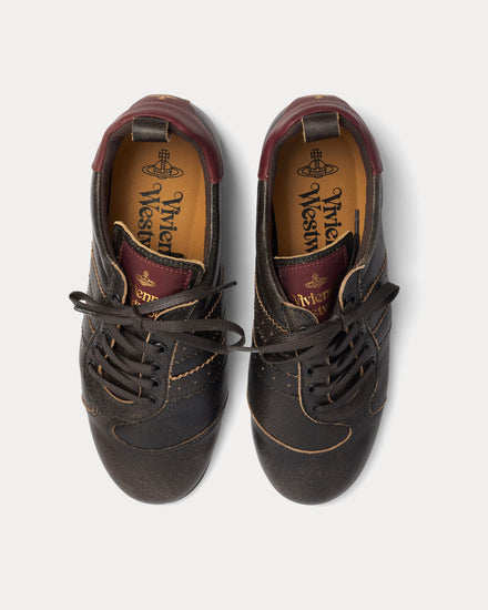 Vivienne Westwood Drunken Off Black Low Top Sneakers - 2