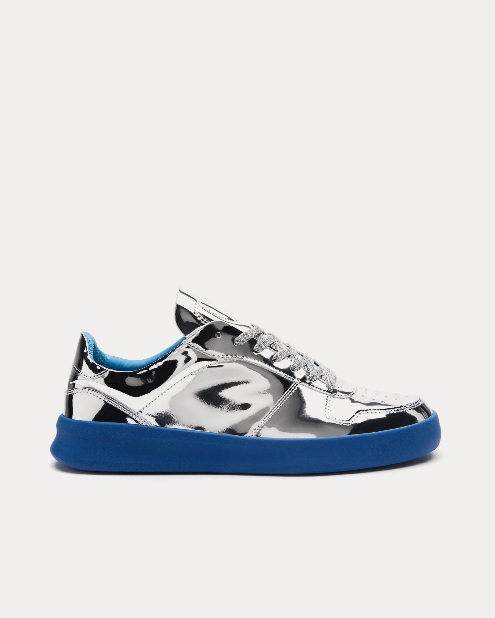 Vor - 5A Cromato Silver Low Top Sneakers