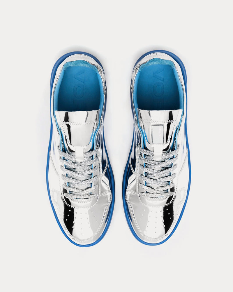 Vor Unisex 5A Cromato Silver Low Top Sneakers Vor Unisex 5A Cromato Silver Low Top Sneakers
