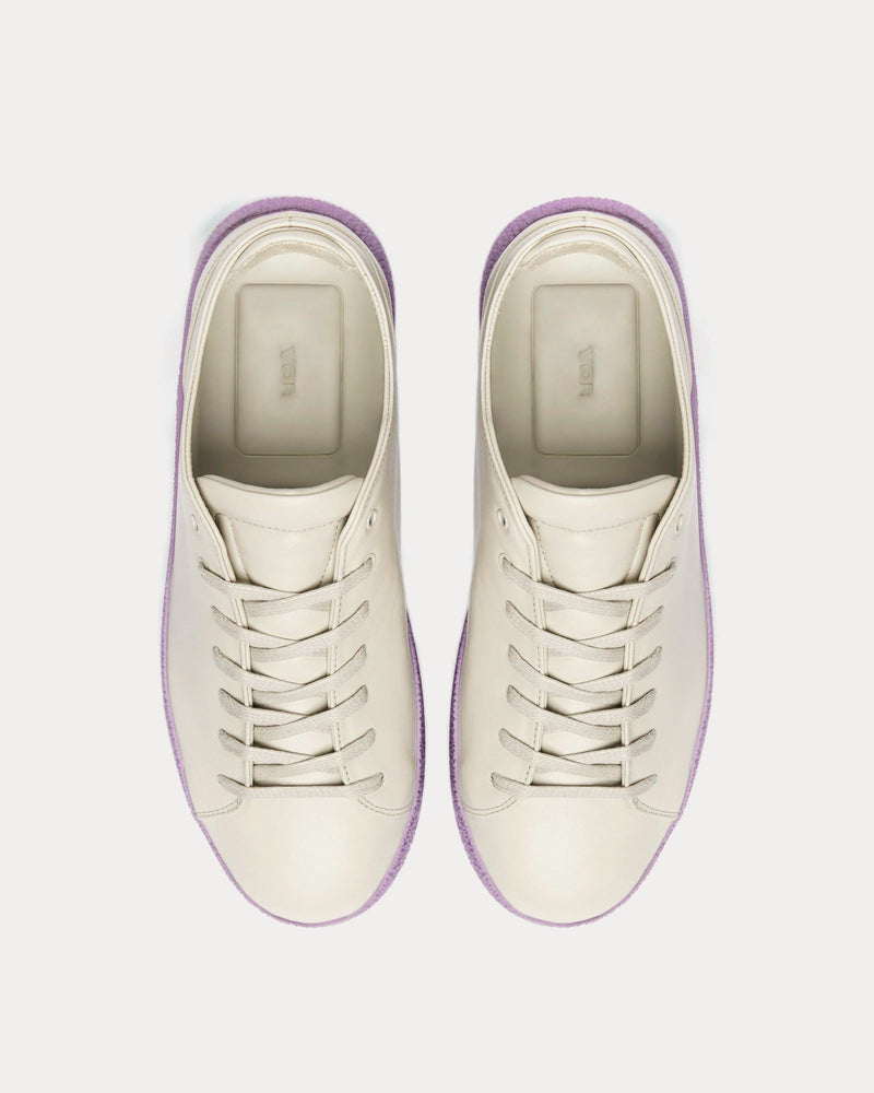 Vor 7A Kittflieder White Low Top Sneakers - 2