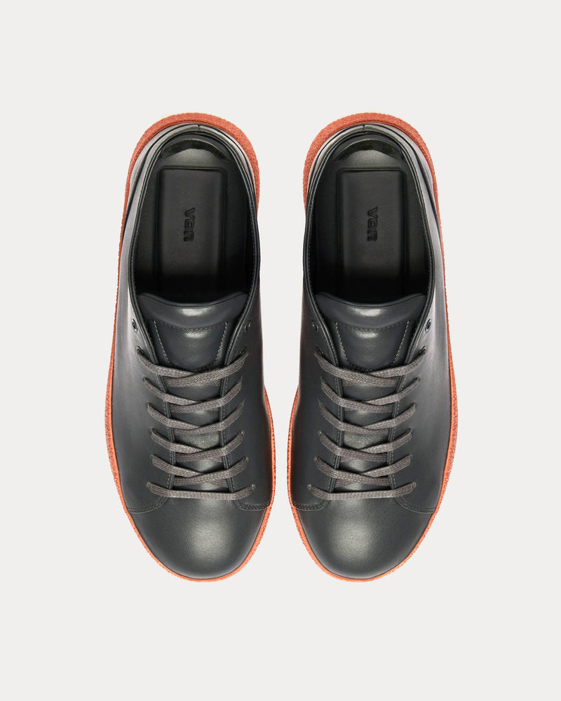 Vor 7A Tongrau Dark Grey Low Top Sneakers - 2