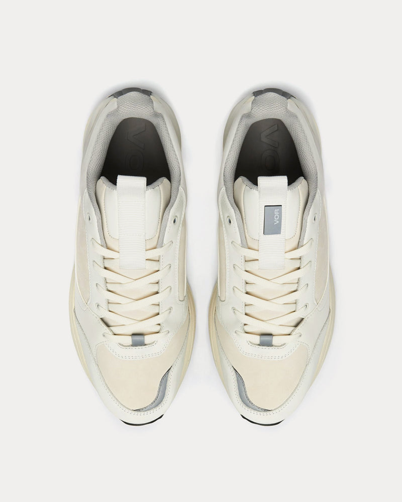Vor 6A Antikweiss White Low Top Sneakers - 2