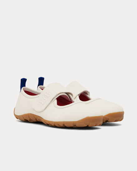 Wales Bonner Jewel Mary-Jane Flat Off White Slip On Sneakers - 2