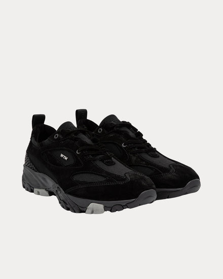 Wooyoungmi Suede & Python Black Low top Sneakers - 2
