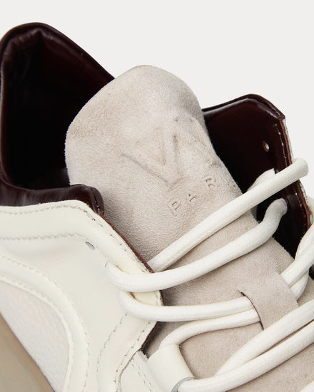 Wooyoungmi Leather Beige / Brown Low Top Sneakers - 4
