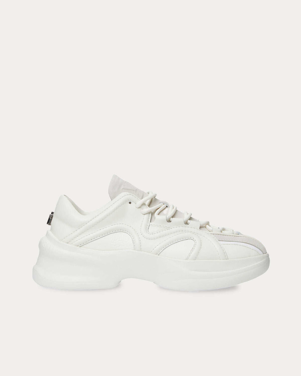 Wooyoungmi - Leather White Low Top Sneakers