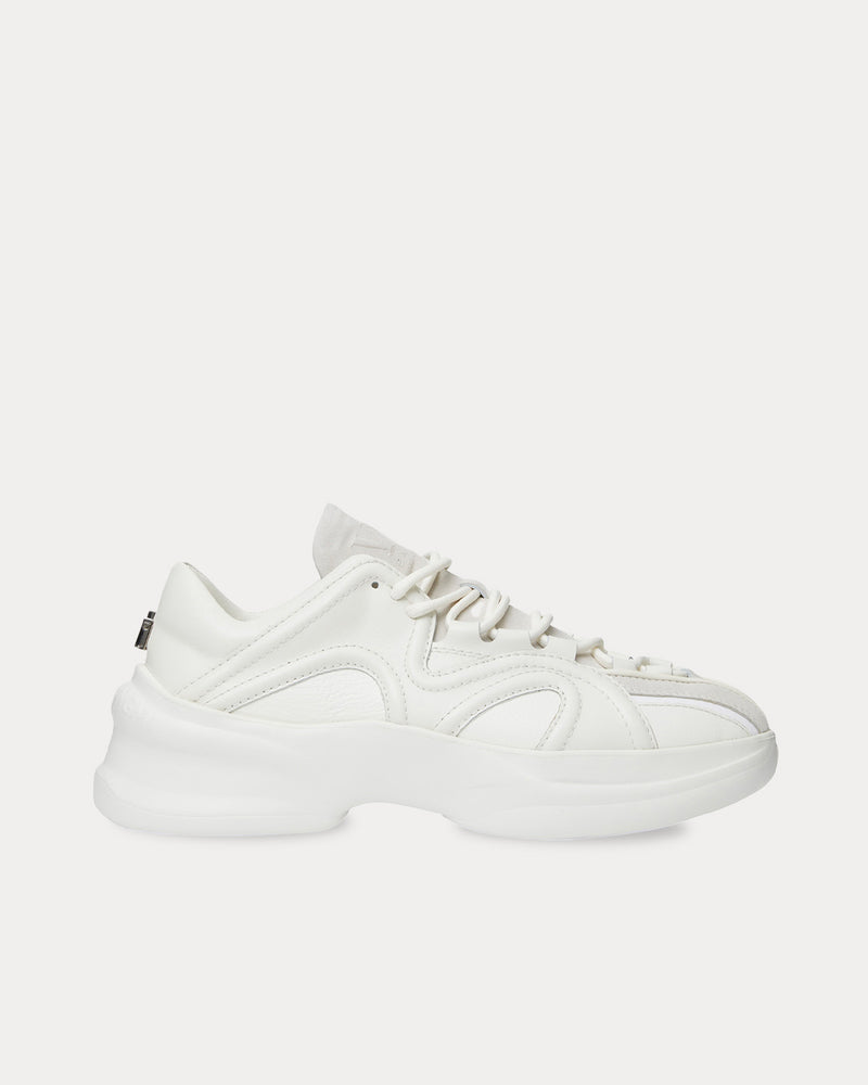 Wooyoungmi Leather White Low Top Sneakers - 1