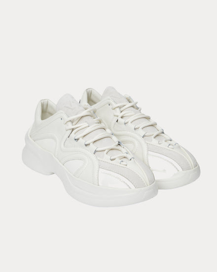 Wooyoungmi Leather White Low Top Sneakers - 2