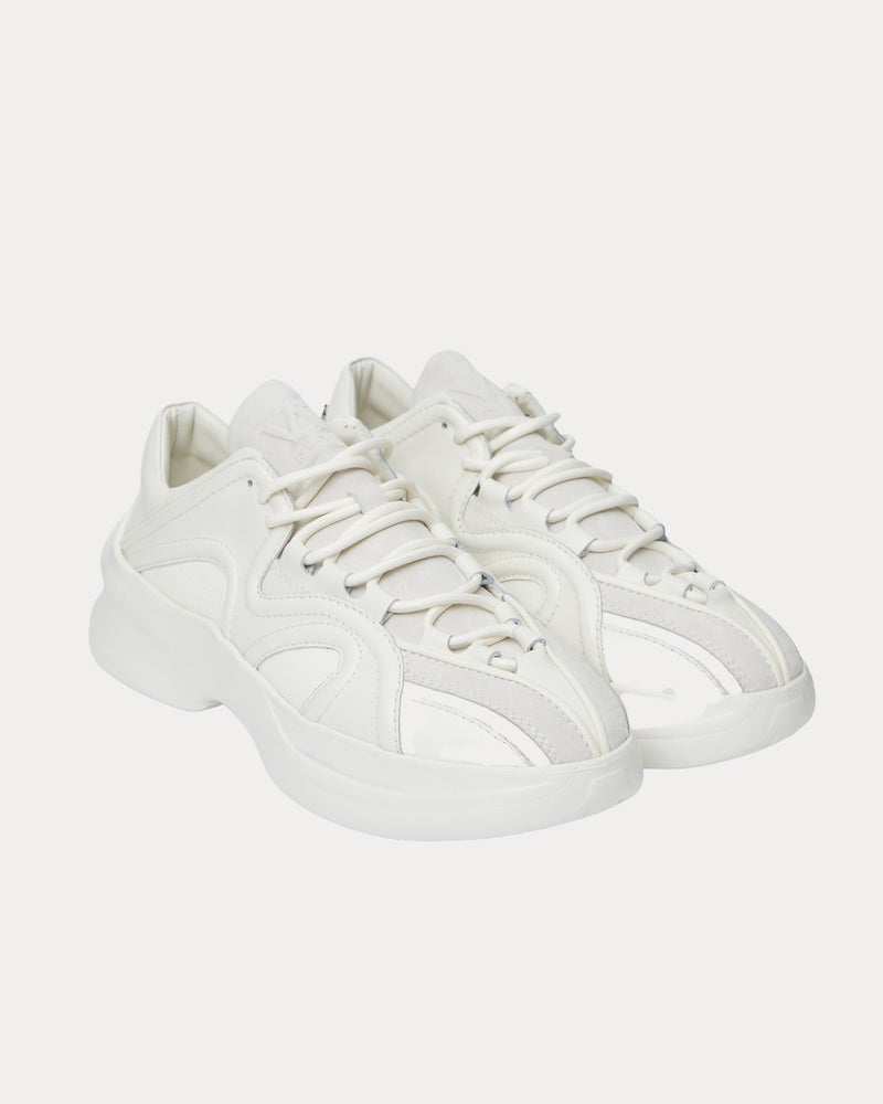 Wooyoungmi Leather White Low Top Sneakers - 2