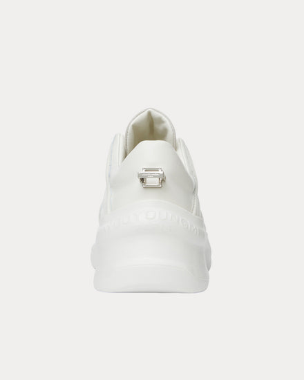 Wooyoungmi Leather White Low Top Sneakers - 3
