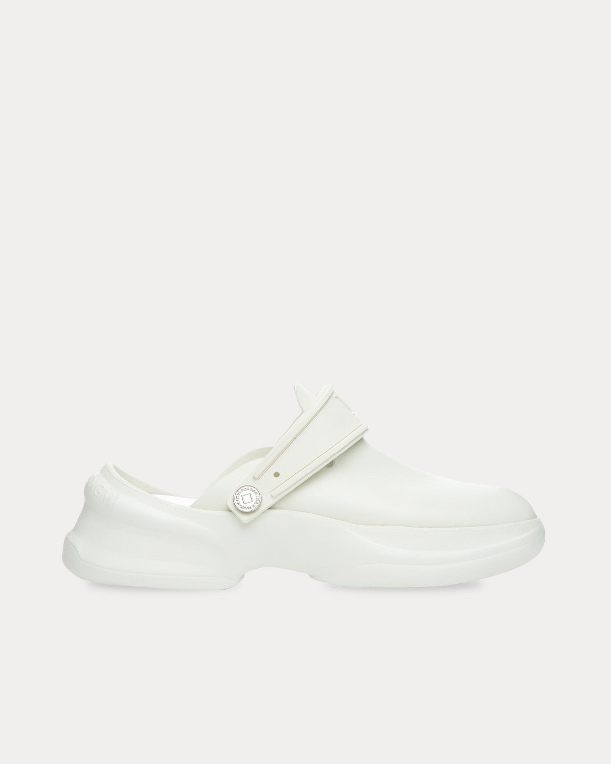 Wooyoungmi - Slingback Leather White Clogs