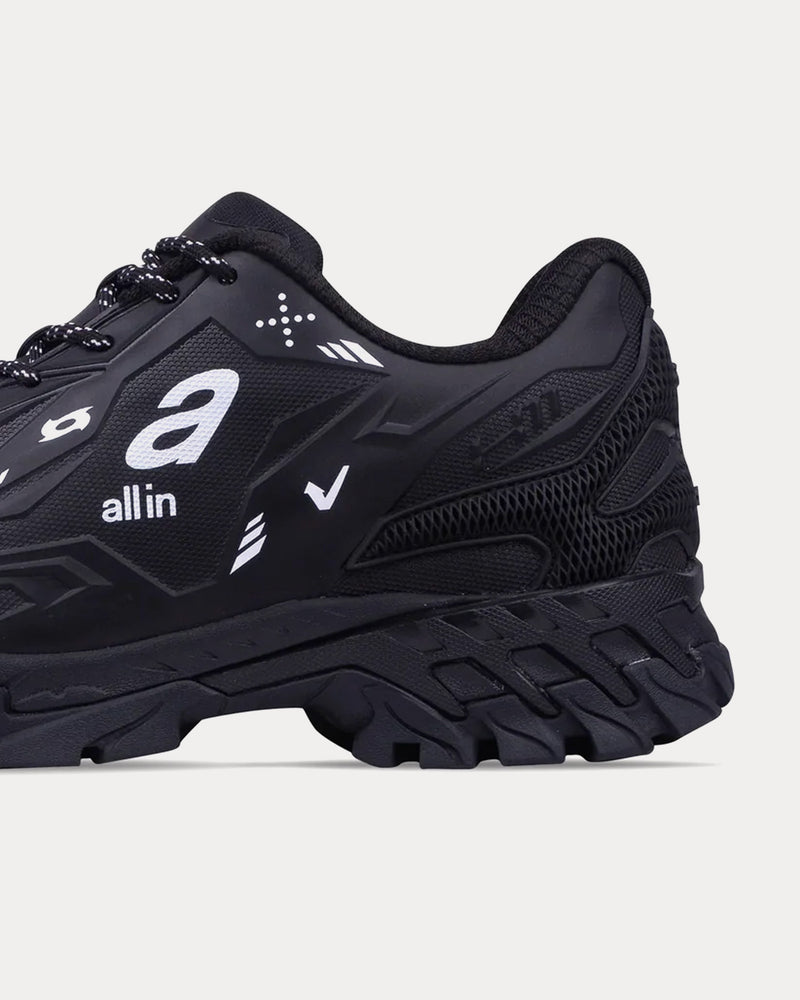All In X11 Trek Black Low Top Sneakers - 2