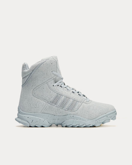 Y-3 GSG9 Clear Onix / Clear Onix / Carbon High Top Sneakers - 1