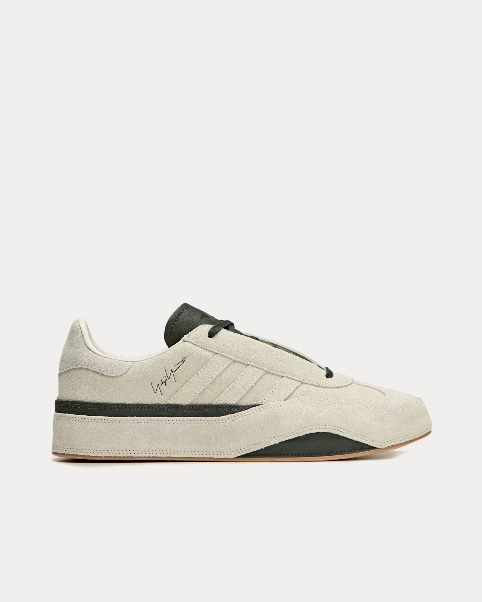 Y-3 Unisex Gazelle Suede Cream White / Off White / Night Cargo Low Top  Sneakers